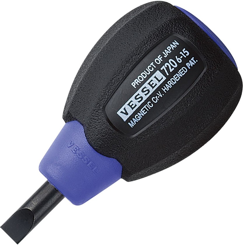 6-mm 1/2-in Magnetic Slotted Screwdriver