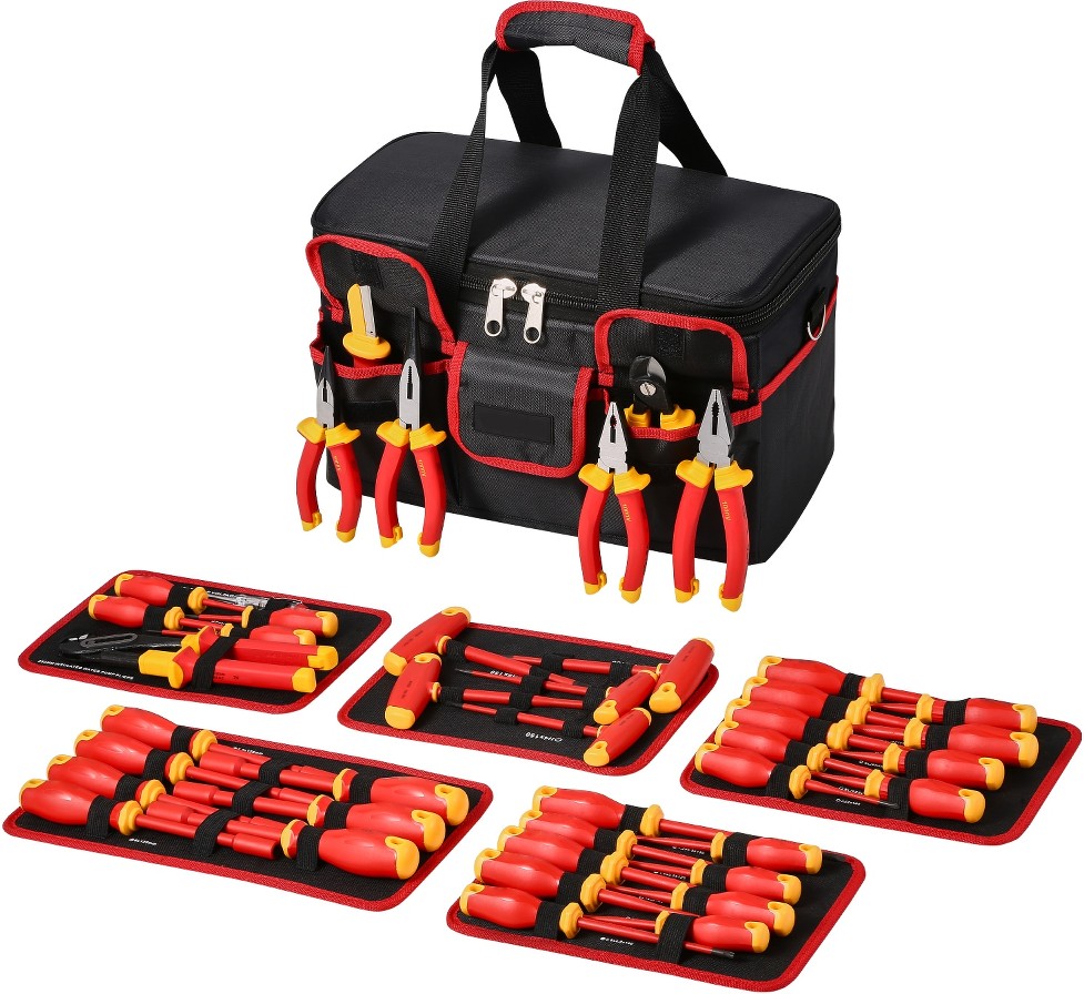 50-Piece Insulated Screwdriver Set 50 -Piece 1/4-in Magnetic Screwdriver Set
