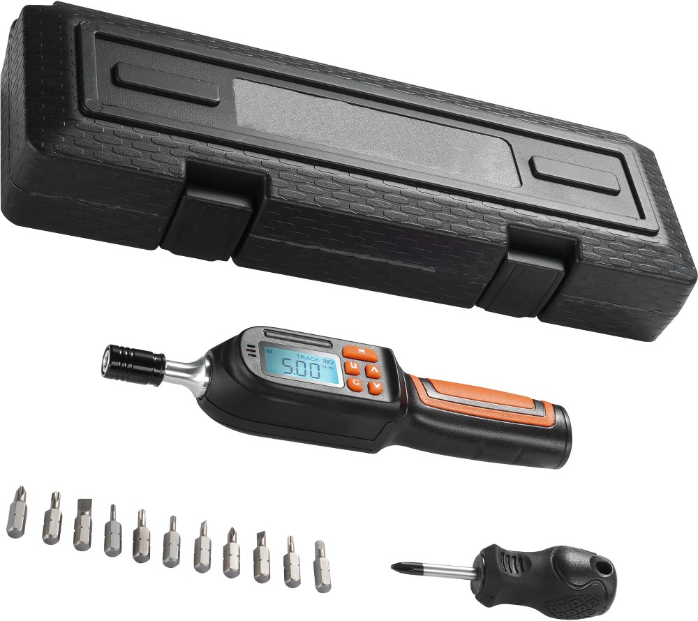Screwdriver Torque Wrench 12 -Piece 1/4-in 1/4-in Multi-Bit Screwdriver Set