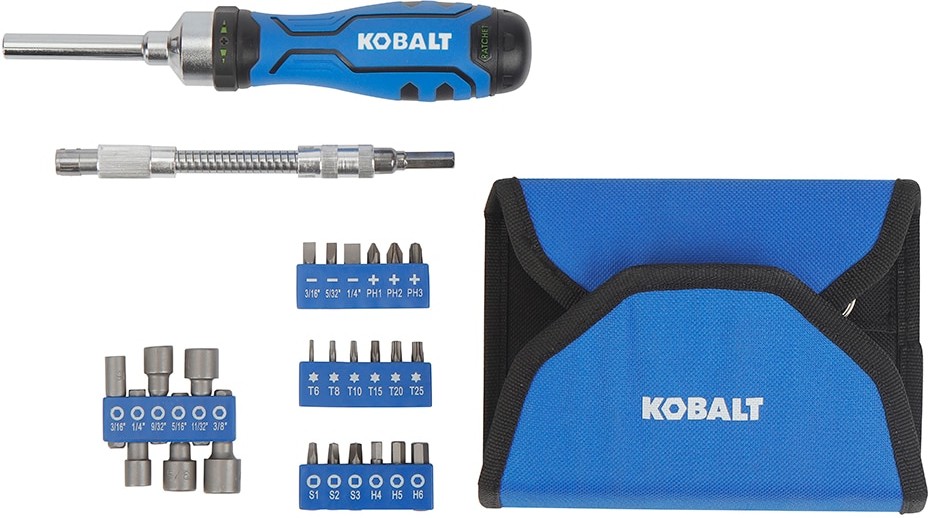 27 -Piece 3-in Ratcheting Multi-Bit Screwdriver Set