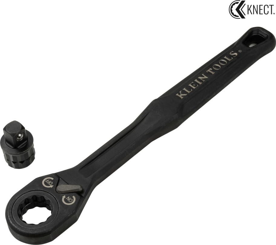 KNECT (M) Pass Through Ratchet and 3/8-Inch Drive Socket Adapter Set