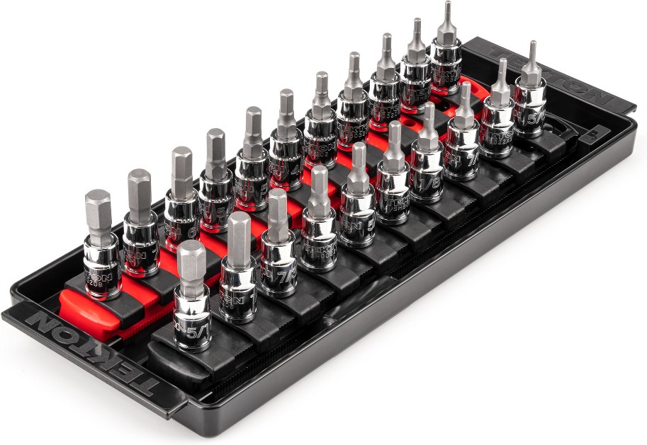 21 -Piece 1/4-in Drive Set Hex Bit Driver Socket Set