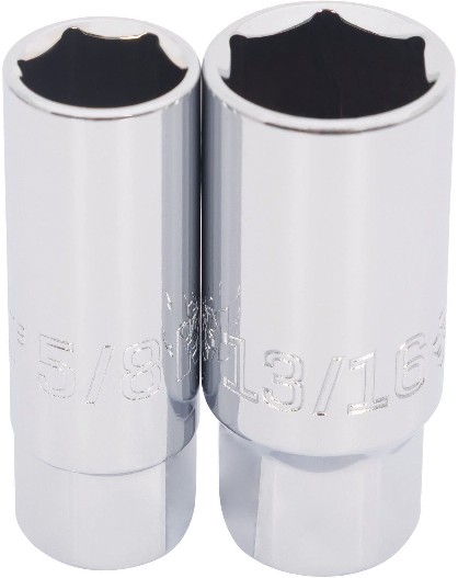 3/8-in Drive Standard (SAE) Deep Socket Set 2 -Pieces