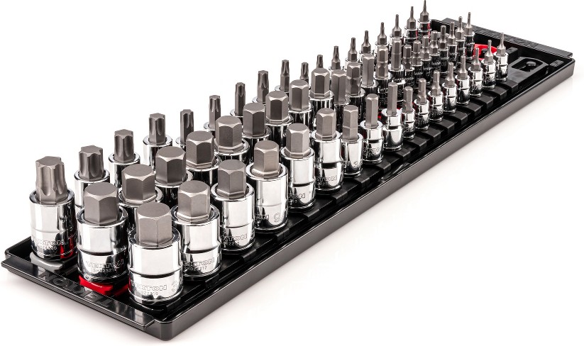57 -Piece 1/2-in 3/8-in 1/4-in Drive Set Hex/Torx Bit Driver Socket Set