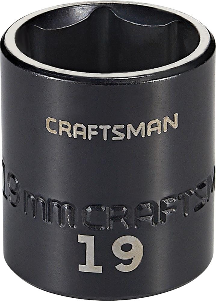 Metric 3/8-in Drive 19mm 6-point Impact Socket Individual