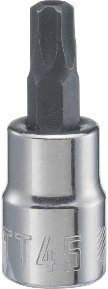 3/8-in Drive TT45 Tamper-proof Torx Bit Driver Socket