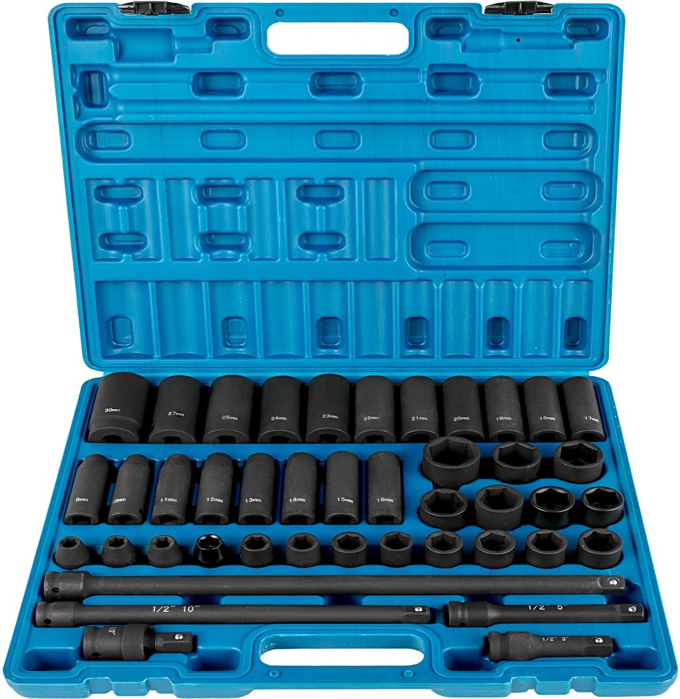 Impact Sockets Set 6-point Standard (SAE) Drive Set