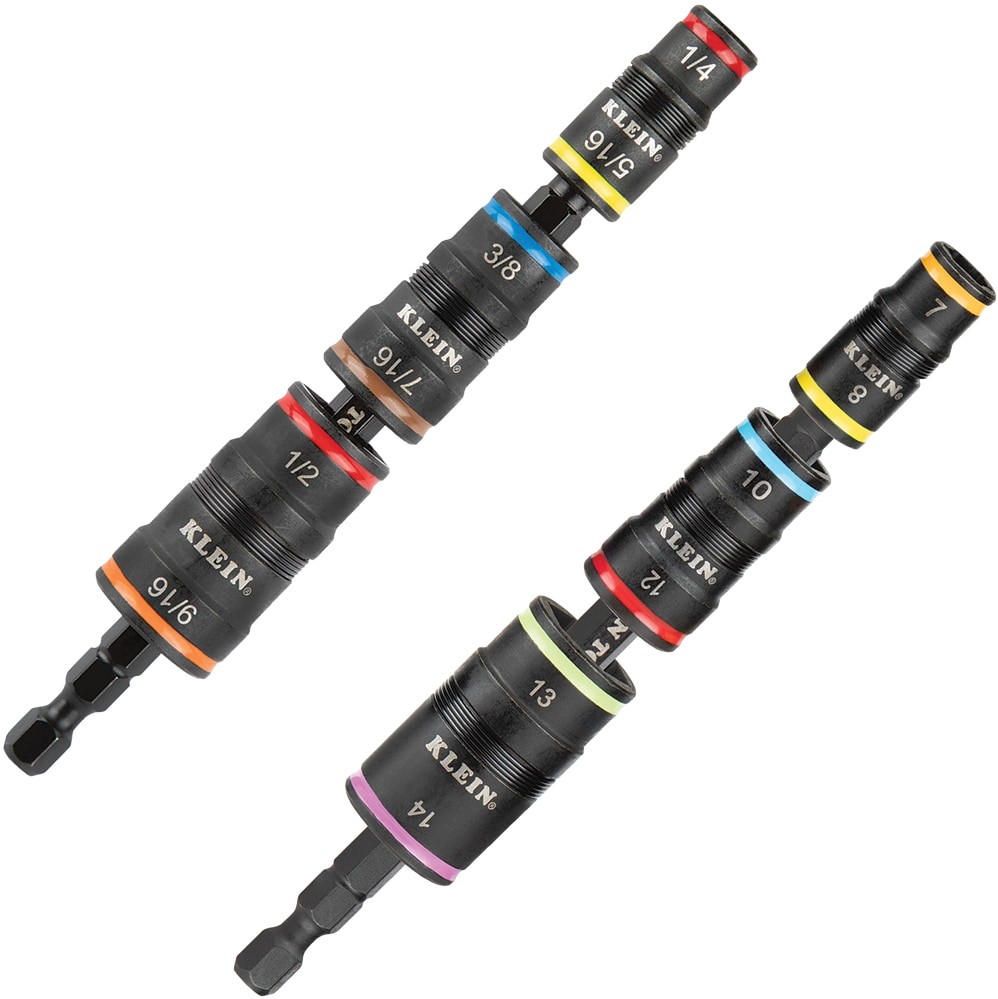 SAE and Metric Impact-Rated Flip Socket Set