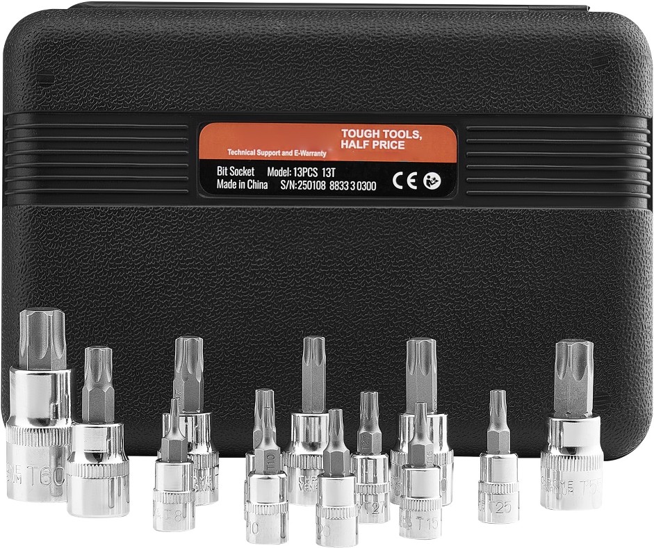 13 -Piece Set Drive Set Torx Bit Driver Socket Set