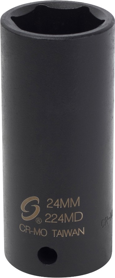 Metric 1/2-in Drive 24mm 6-point Impact Socket Individual