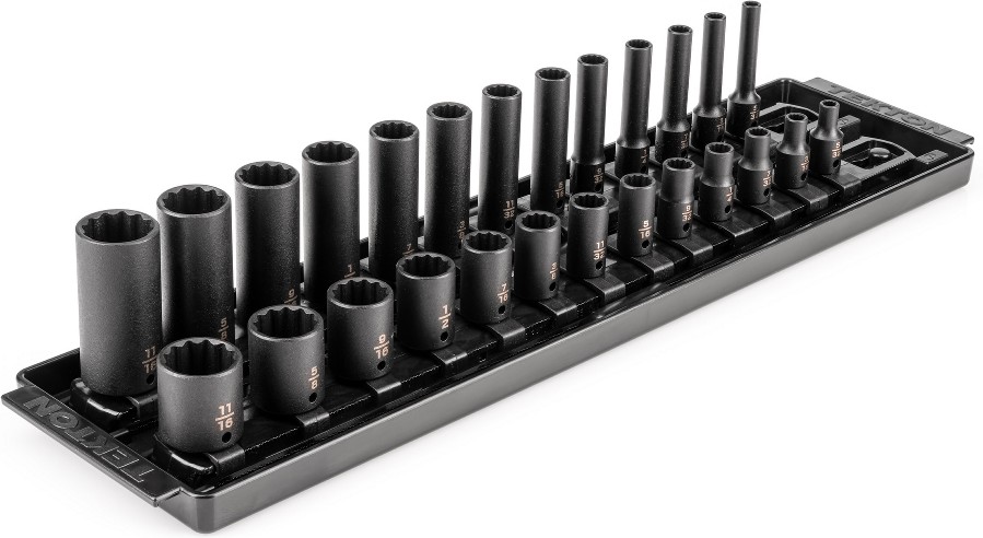 13-Piece Standard (SAE) 1/4-in Drive Set 12-point Impact Socket Set