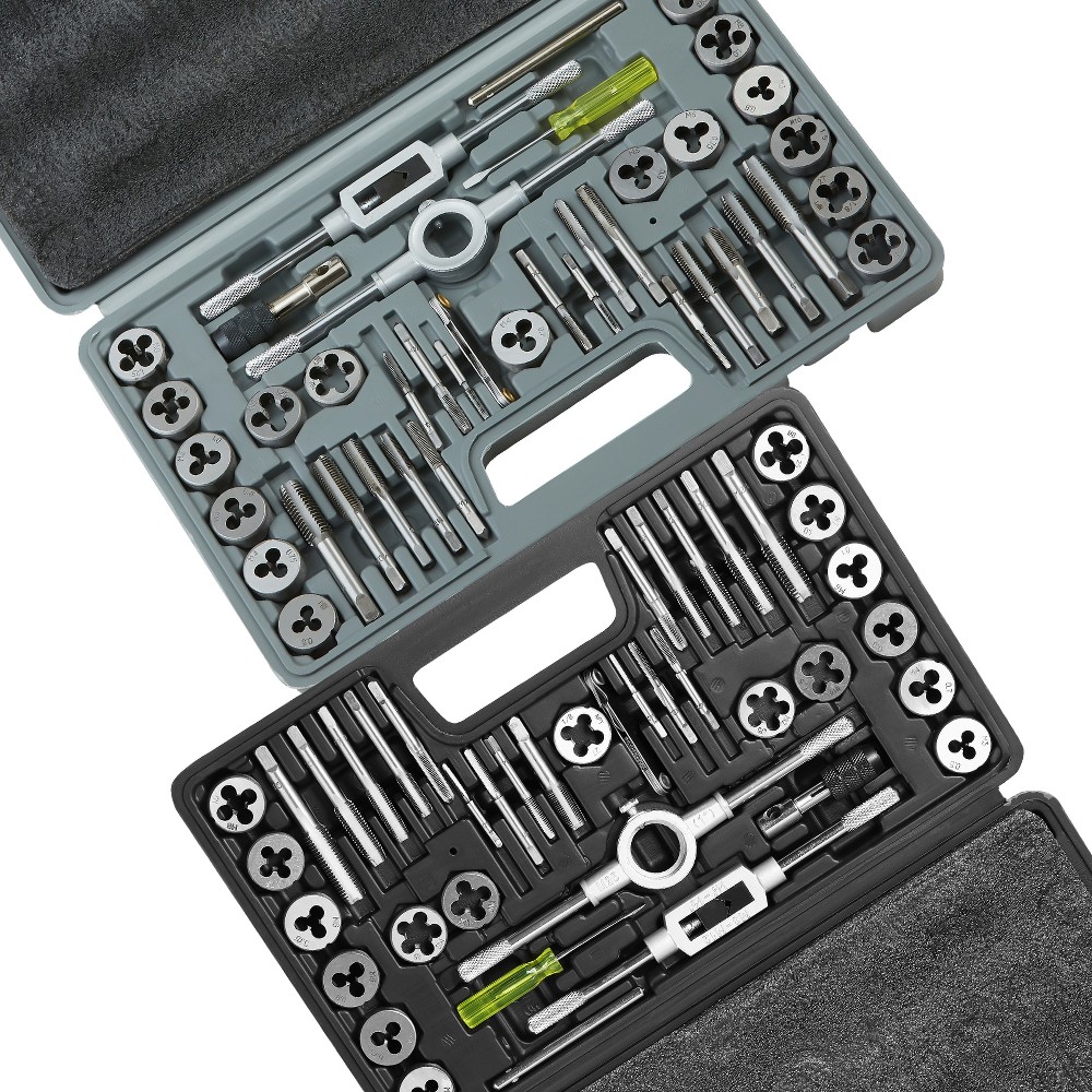 80 -Piece Standard (SAE) and Metric combination Tap and Die Set
