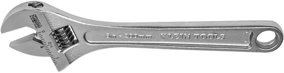 Adjustable Wrench, Extra-Capacity, 8-Inch