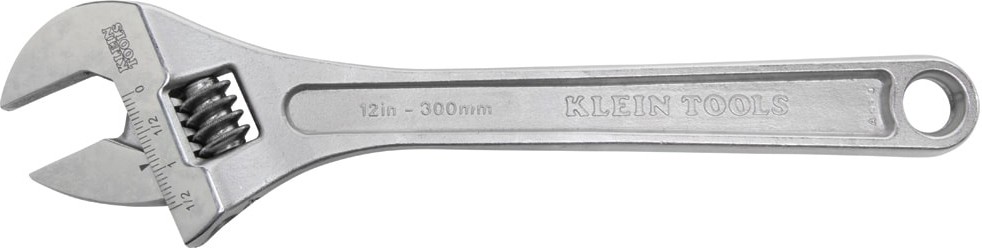 Adjustable Wrench, Extra Capacity, 12-Inch