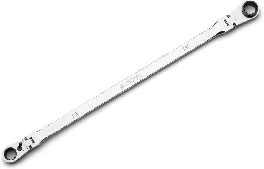 13mm x 15mm Metric Flexible Head Ratchet Wrench