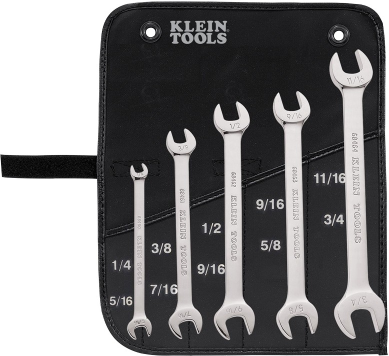 Open-End Wrench Set, 5-Piece