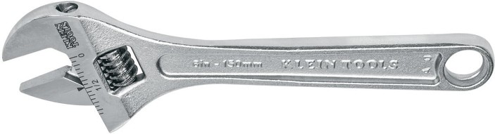 Adjustable Wrench, Extra-Capacity, 6-Inch