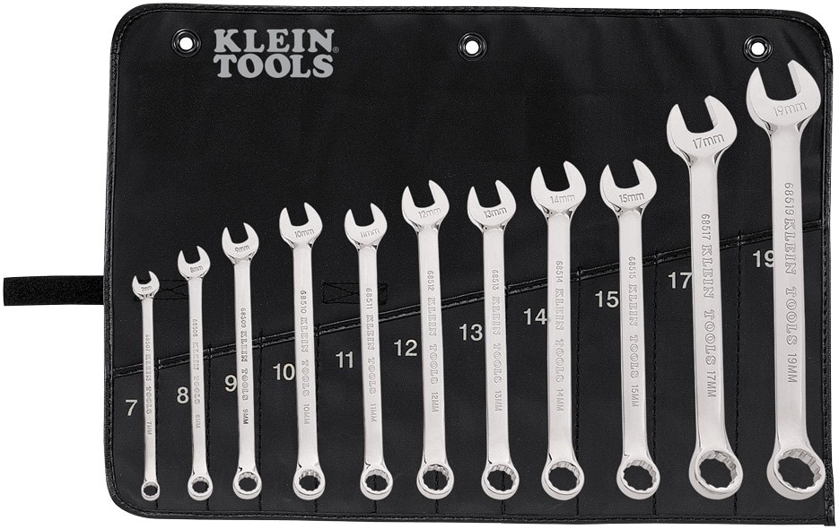 Metric Combination Wrench Set, 11-Piece