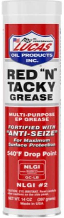 14 Ounce(s) Lucas Oil Red 'N' Tacky Grease