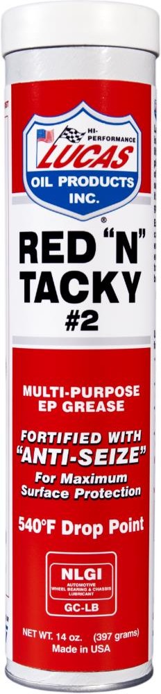 14 Ounce(s) Lucas Oil Red 'N' Tacky Grease
