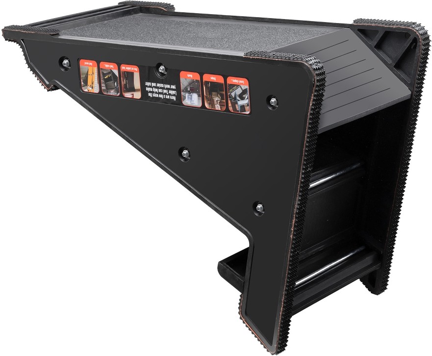 Ladder Levler 380lbs Load PP Ladder Leveling Tool Pitch Hopper Stair Ladder Stabilizer with Storage