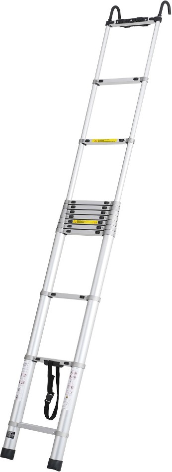 Telescoping Ladder 16.5FT Aluminum Lightweight Extension Ladder