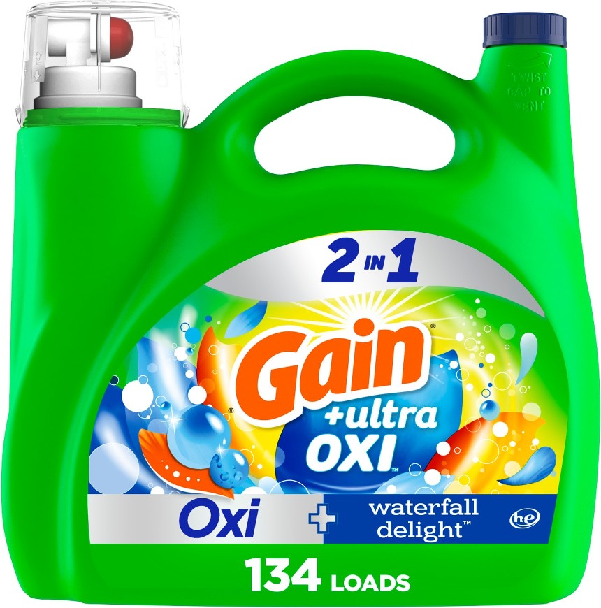 Ultra OXI Waterfall Delight HE Laundry Detergent 134 Loads 194 -fl oz