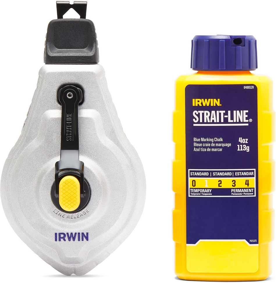 STRAIT-LINE MACH6 6:1 8 -Pack 100-ft Chalk Reel