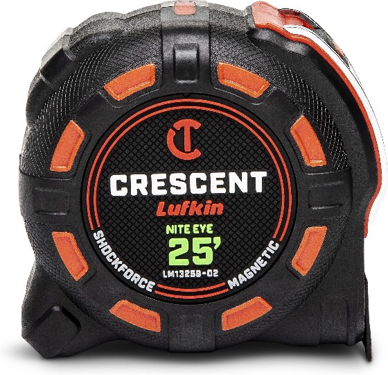 SHOCKFORCE NITE EYE 25-ft Magnetic Tape Measure