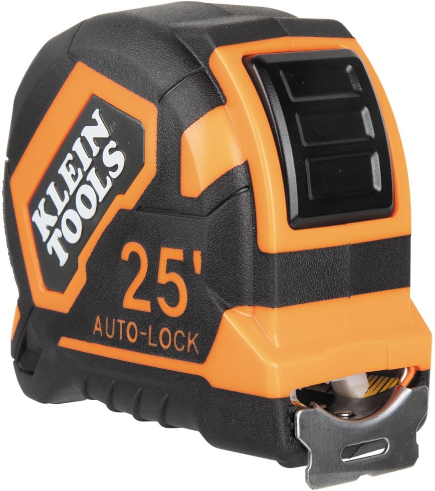 Tape Measure, 25-Foot Single-Hook Auto-Lock