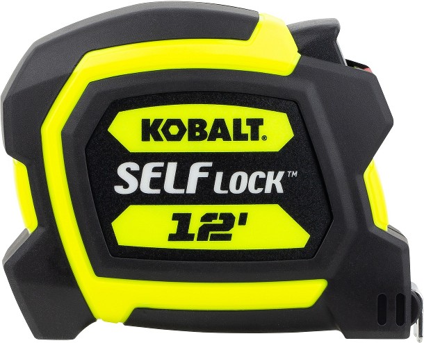 Self Lock 12-ft Auto Lock Tape Measure