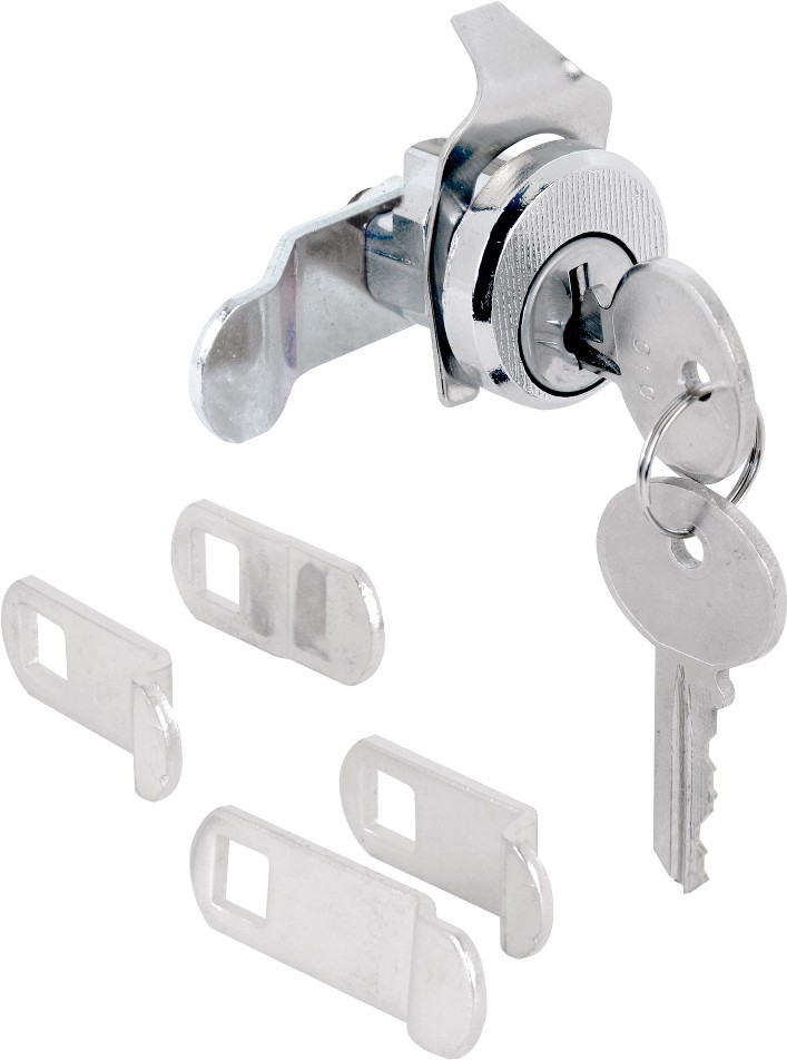 Brushed Nickel Hardware Mailbox lock
