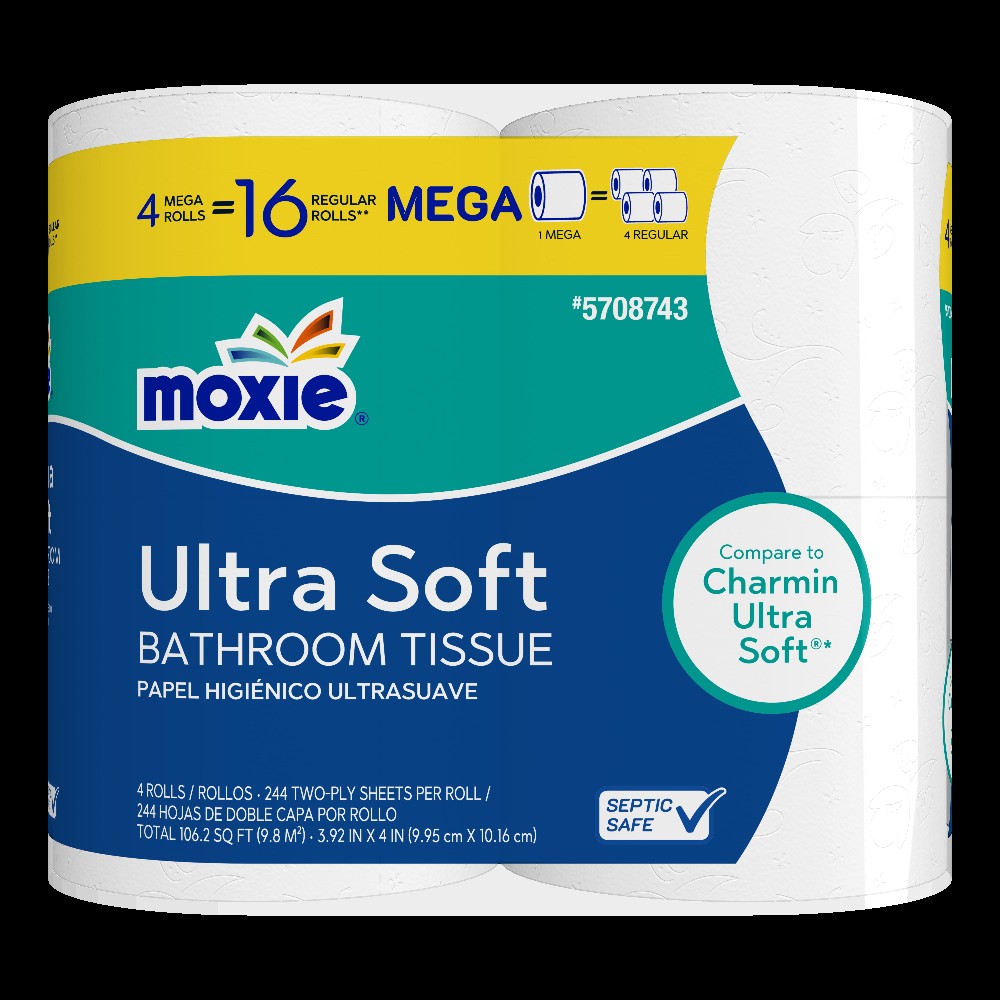 4 -Pack 2-ply Toilet Paper