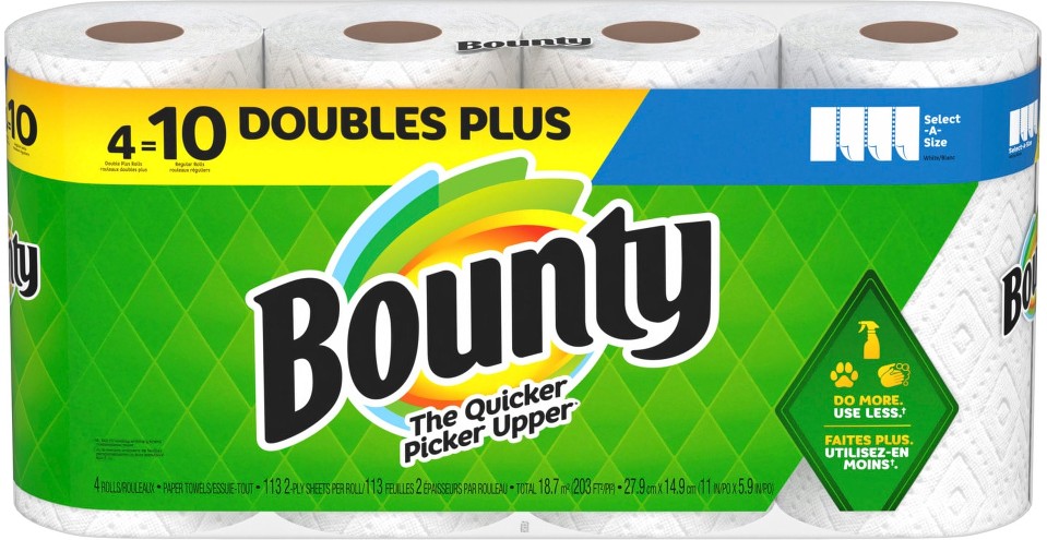 Doubles Plus Select-a-Size 4 -Count Paper Towels