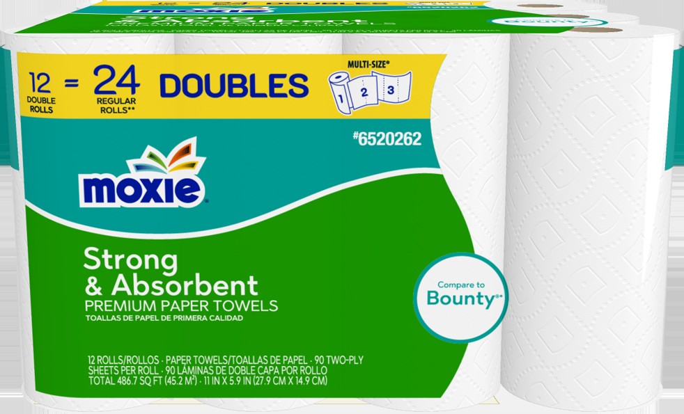 Moxie Ultra 1224 Roll SS White Paper Towels 12 -Count Paper Towels