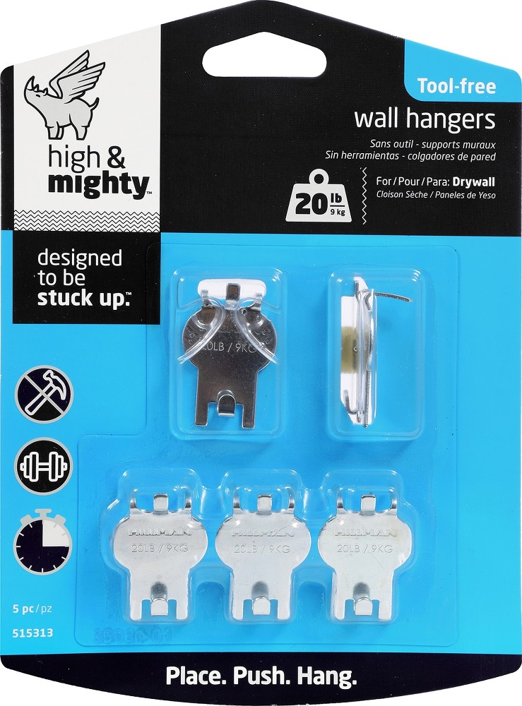 Picture Hanger Tool Free Value Pack 5-Pack 20-lb