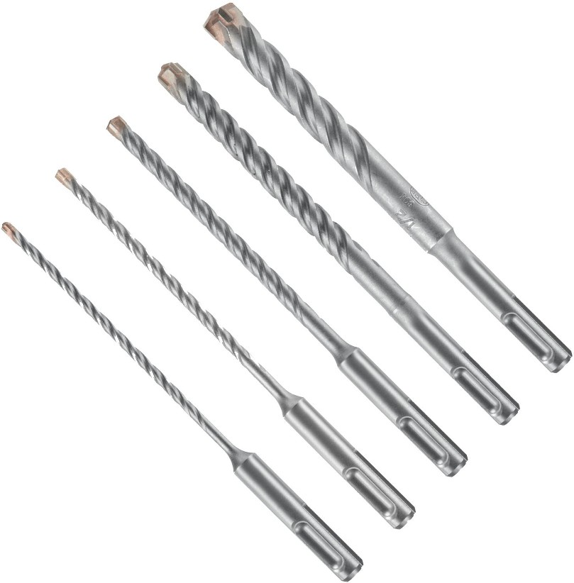 Bulldog Xtreme 5 -Piece Alloy steel Masonry Drill Bit Set For SDS-plus drill