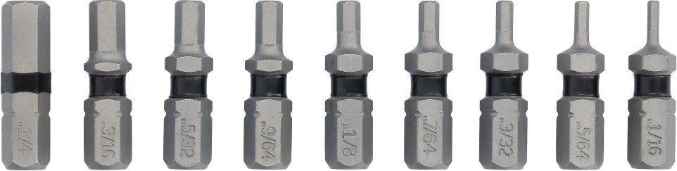 TOUGH GRIP Screwdriver Bit Set 9 -Piece