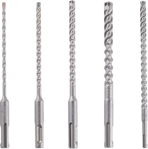 Bulldog Xtreme8 8-Cutter Assorted Carbide Masonry Drill Bit Set For SDS-plus drill