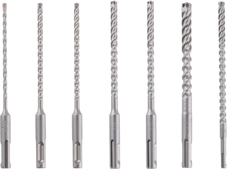 Bulldog Xtreme8 8-Cutter 5 -Piece Assorted Carbide Masonry Drill Bit Set For SDS-plus drill