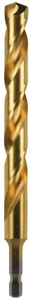 5/16-in 4-1/2-in Titanium coated HSS Jobber length Twist Drill Bit