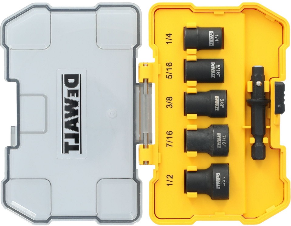 ELITE SERIES 1/4-in x Nutsetter Impact Driver Bit Set 5 -Piece