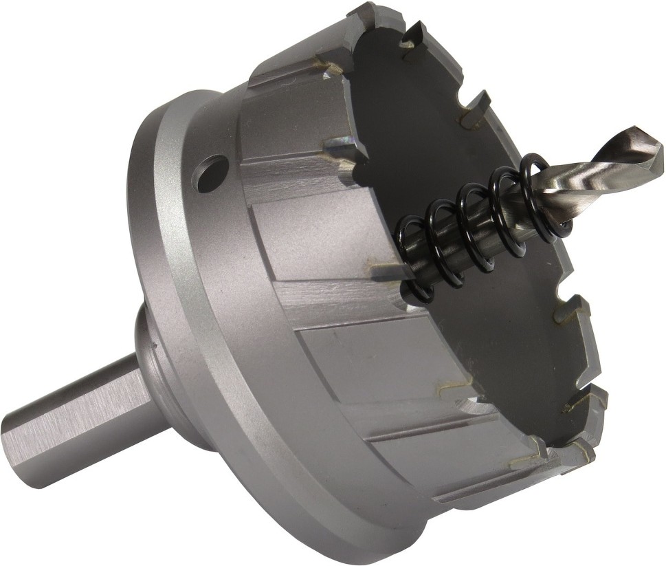 Carbide-tipped Arbored Hole Saw with Hard Case