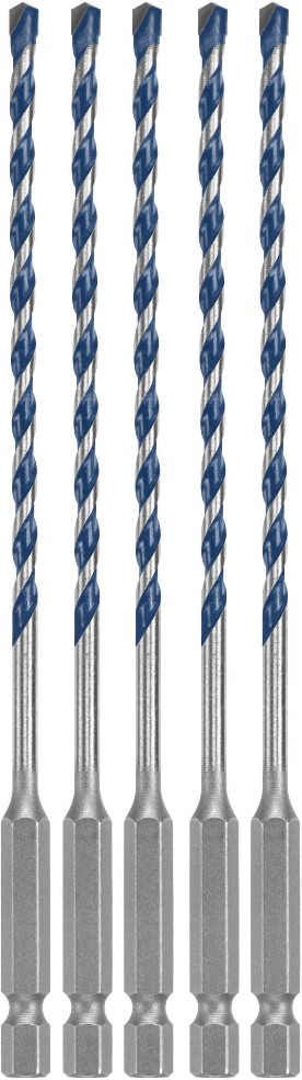 Blue Xtreme 5 -Piece 5/32-in x 6-in High-carbon steel Masonry Drill Bit For Hammer drill