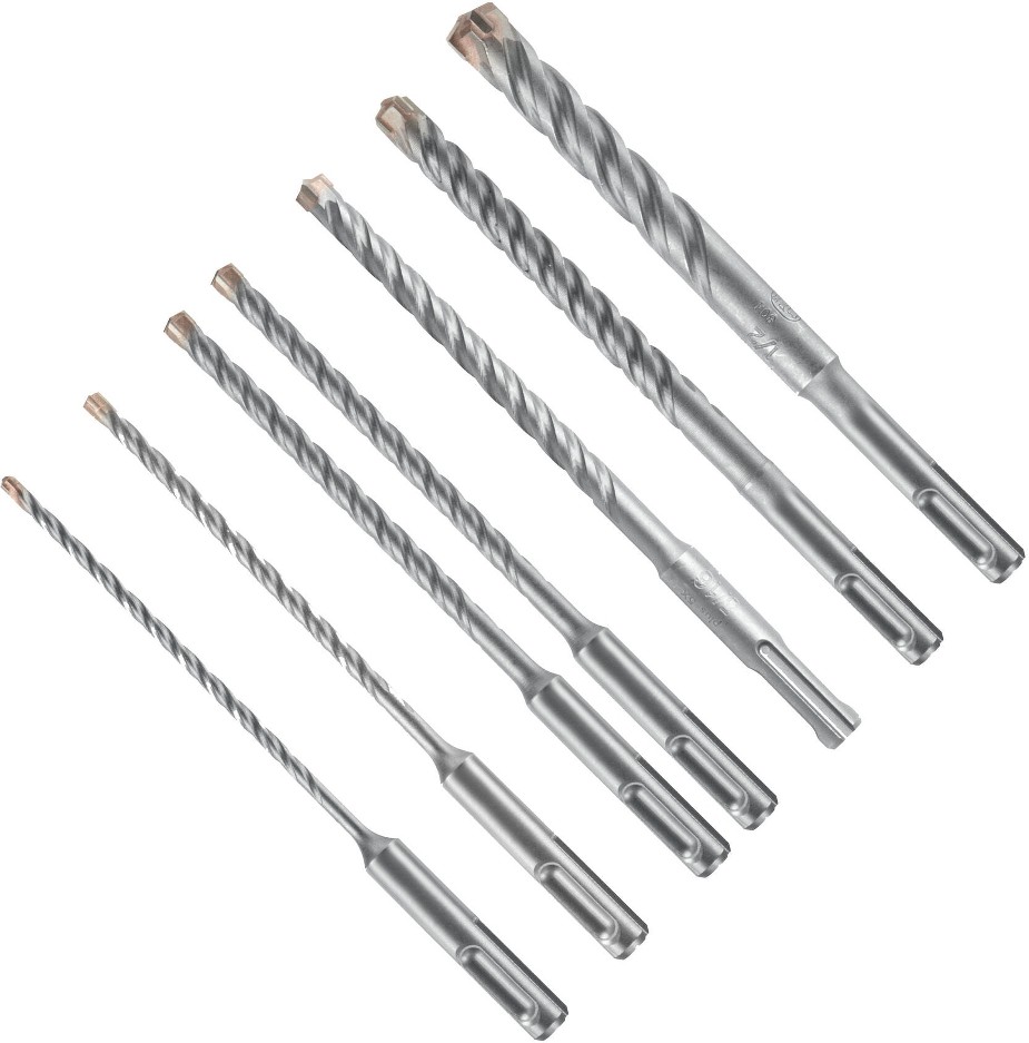Bulldog 7 -Piece High-carbon steel Masonry Drill Bit Set For Hammer drill