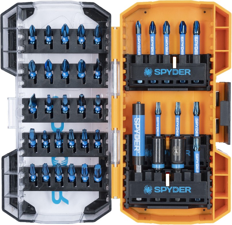 Mach-Blue 1/4-in x Impact Driver Bit Set 40 -Piece