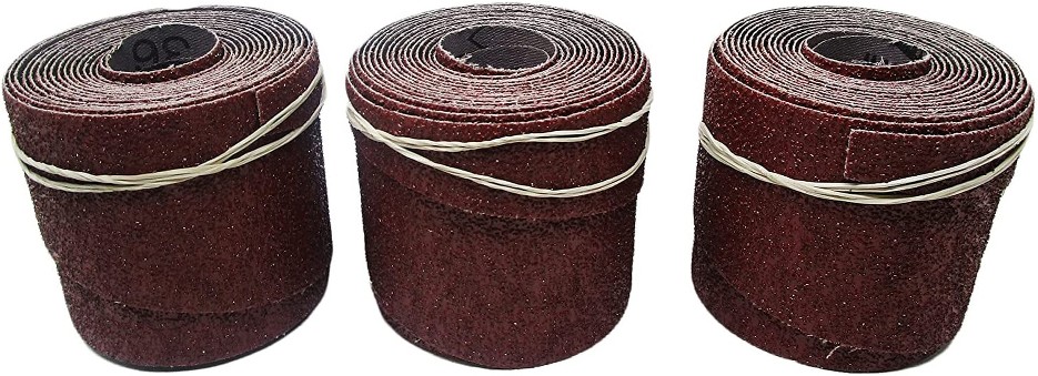 25-in Ready-to-Wrap 3 -Piece Aluminum oxide 150 -Grit Roll Sandpaper