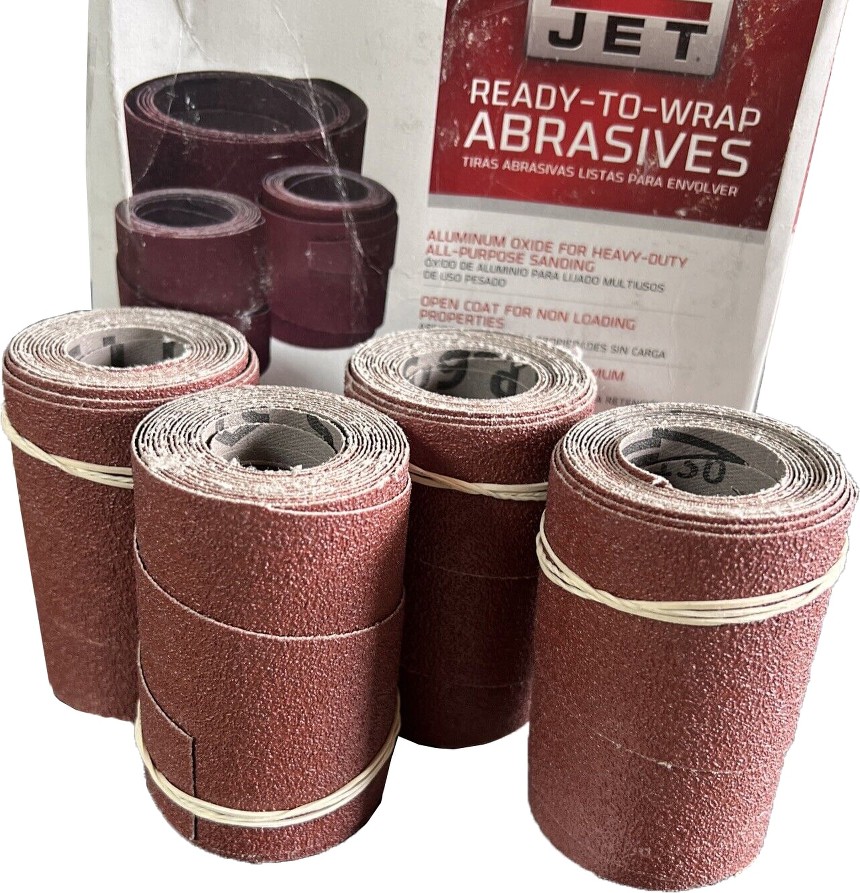 18-in Ready-to-Wrap 4 -Piece Aluminum oxide 100 -Grit Roll Sandpaper
