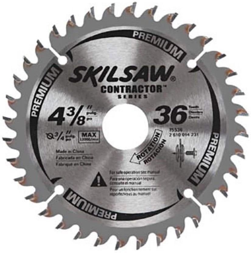 4-3/8-in 36-Tooth Rough Finish Carbide Circular Saw Blade