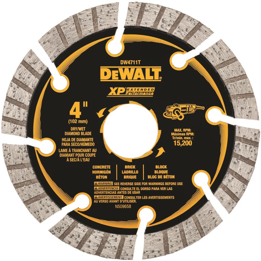 XP 4-in Wet/Dry Segmented Turbo Rim Diamond Saw Blade